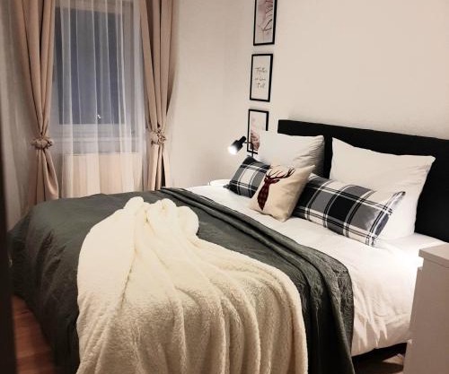 Comfort Family & Business Apartment in Neunkirchen - 2 SZ - bis zu 5 Pers - Balkon - Badewanne - WLAN 250 Mbit - Parkplatz - Self-Check-in