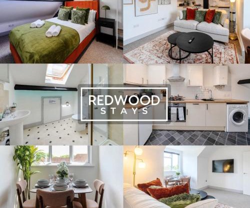 COMFORTABLE AND HOMELY 1 BEDROOM 1 BATHROOM SERVICED APARTMENT WITH FREE PARKING, FREE WiFi AND NETFLIX, PERFECT FOR BUSINESS STAYS, FAMILIES, RELOCATIONS, EXTENDED STAYS, AND EMERGENCY ACCOMMODATION by REDWOOD STAYS