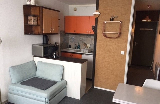 Estudio cómodo para 4 con ascensor y balcón en Arette