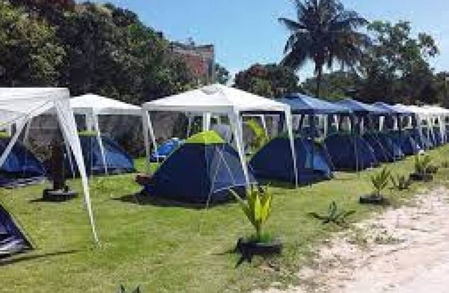 Complete camping tent for 2 guests