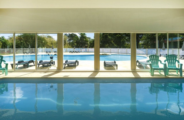Casita de campo 'Gîte Le Coeur Des Landes' con piscina compartida, Wi-Fi y aire acondicionado