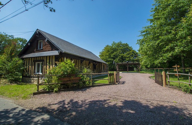 Casa rural con parque de animales en la propiedad cercana Honfleur Deauville Le Havre