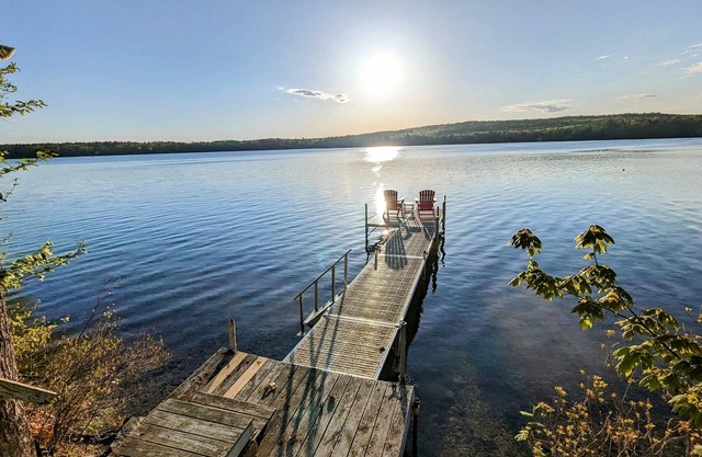 Cottage with Private Dock on Pleasant Lake Deerfield, NH