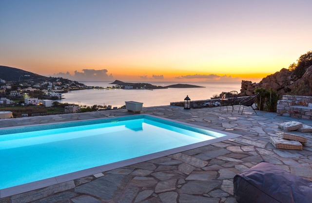 Casa rural 'Mont' Rock Villas 1' con vistas al mar, Wi-Fi y aire acondicionado