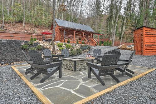 Couples luxury getaway in the smokey mountains with hot tub and pet friendly
