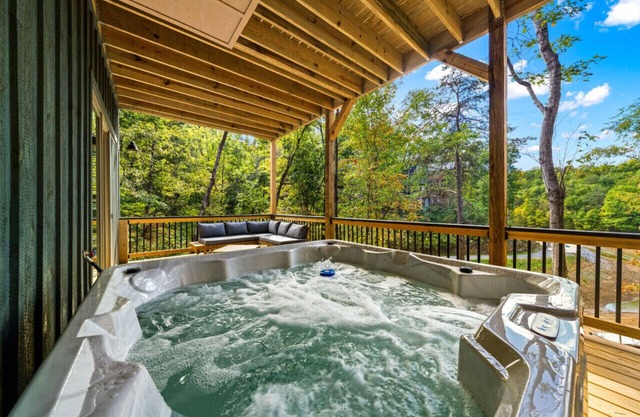 Cozy Cove Retreat w/ Lake View, Hot Tub, FirePit!