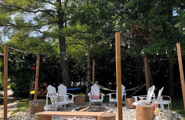 Cozy private beach house with fire pit and hot tub in the heart of Sauble Beach.
