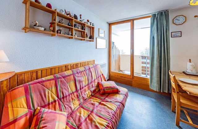 Estudio acogedor 4 pers, balcón, al pie de las pistas