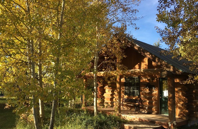 Tranquilo y tranquilo 2Q Log Cabin w 3/4 baño y cocina
