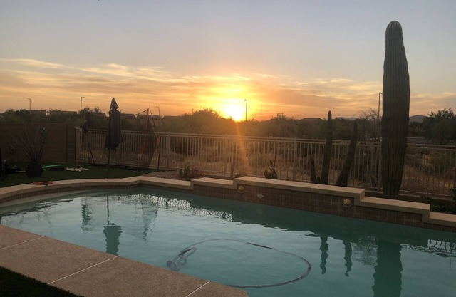 Desert Oasis with pool and putting green