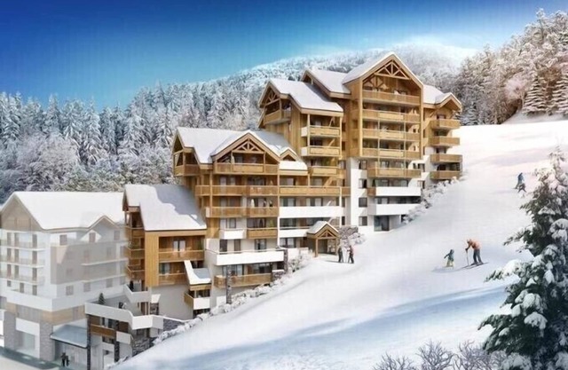 Direct access to the slopes in the Alpes d'Huez area - Apartment 8 people 2 bathrooms