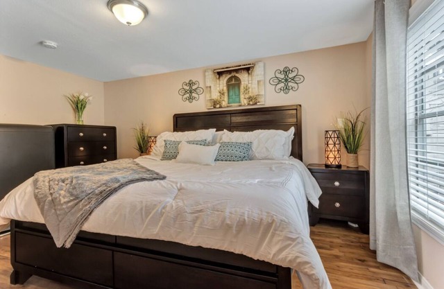 ❤️ de Rice Village☀King Bed☀Netflix☀ WIFI☀4KTV☀W / D