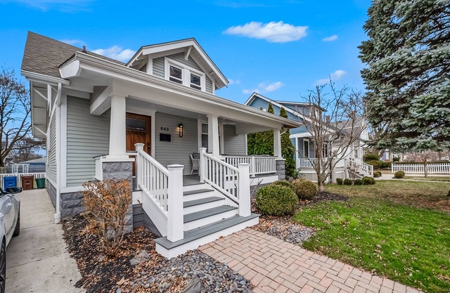 Dog-friendly, historical home with cookout-ready backyard, home office, AC & W/D