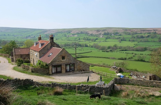 Conversión de granero en el Parque Nacional North York Moors cerca de Whitby y la costa