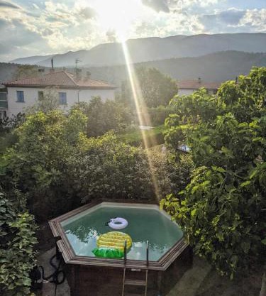 El Solà Spacieux studio avec accès jardin et piscine