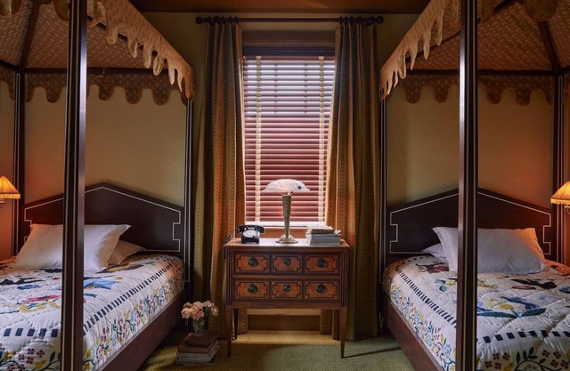 Elegant Room w/ Canopy Bed & Handpicked Global Artwork in Mount Vernon