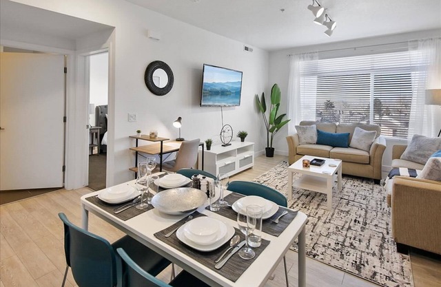 Entire Lovely 1-bedroom with a pool & hot tub 421