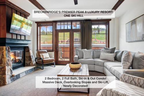 Exclusive Slopeside Luxury at Peak 8, Ski In-Ski Out with Hot Tub and Pools