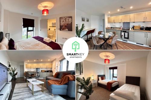 Executive 2 Bed 2 Bath Central Woking Flat with Free Parking