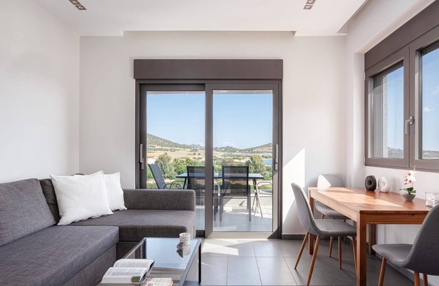 Exquisite Athens Apartment | Modern Vista Apartment | 2 Bedrooms | Private Terrace with Impressive Sea Views | 100m to Sea | Sounio