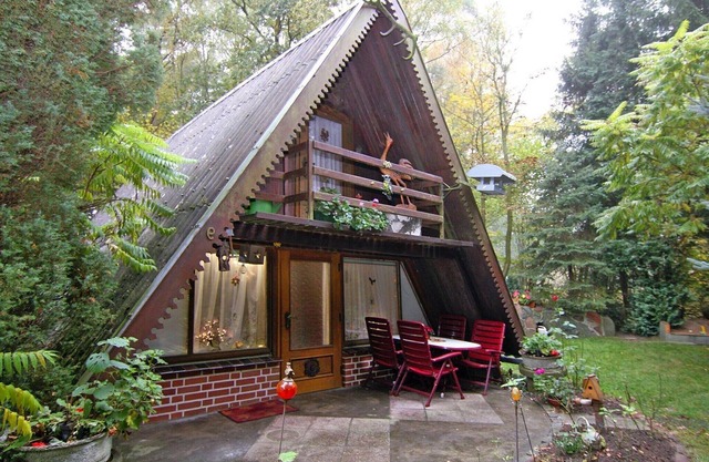 Ferienhaus en Perlin mit Garten