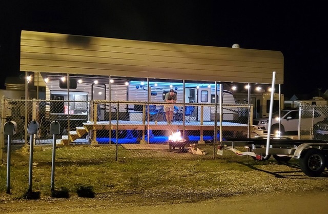 Campamento de pesca en Shell Beach Louisiana