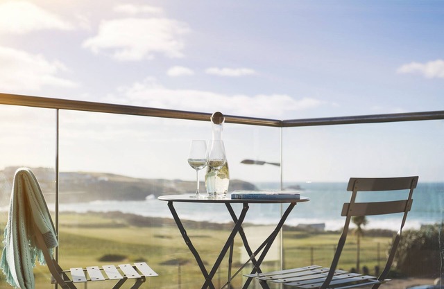 Fistral Beach, en Headland Rd, campo de golf y vistas al mar