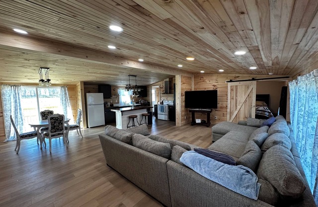 Fly in on a grass runway to a charming 3-bedroom house on a pheasant preserve