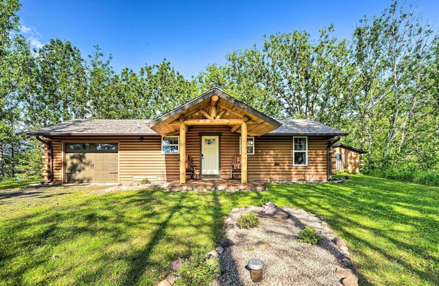 Frederic Lakefront Retreat w/ Dock & Patio!
