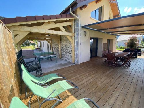 Gîte spacieux 10 pers à Vagney - Sauna, jeux, proche Gérardmer - FR-1-589-400