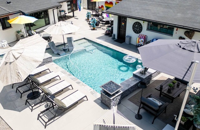 Gay owned fully renovated casita relaxation. Private and clothing optional.