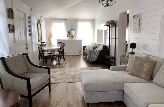 Glamorosa casa-glamping en el lago Sebago