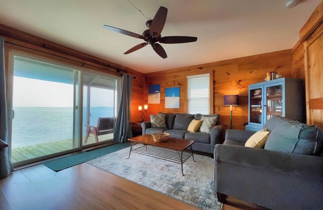 Gorgeous recently renovated home one the bay with a deep water slip!