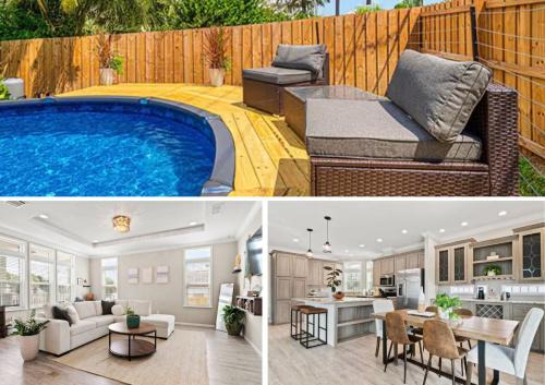 Heated Pool Hideaway, Beach & Dt Minutes Away