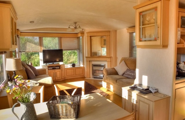 Chalet Helyg Bach ubicado en la punta de la hermosa península de Llyn