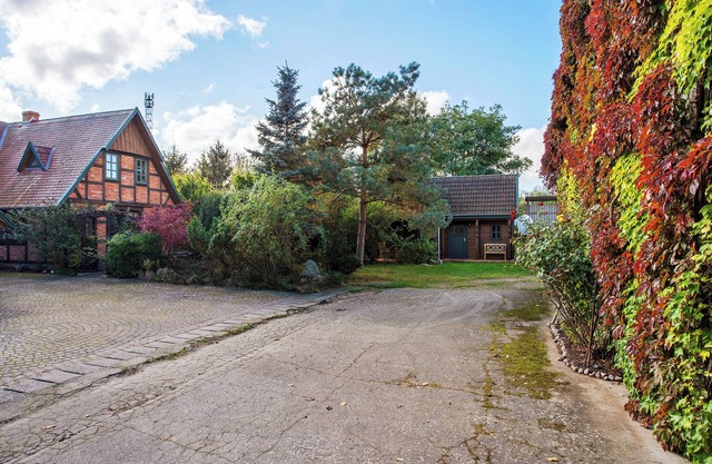 Casa de vacaciones 'Blockbohlen-Haus Auf Hof Verchen' con terraza privada, jardín privado y Wi-Fi