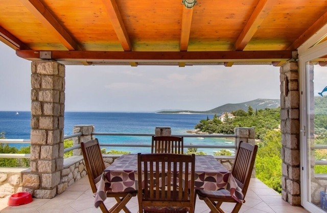 Casa de vacaciones en Stivan con Seaview, Terraza, Acondicionador, WIFI (4239-1)