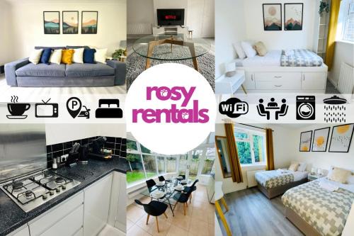 Home in Farnborough with Free Parking, Wifi & Netflix