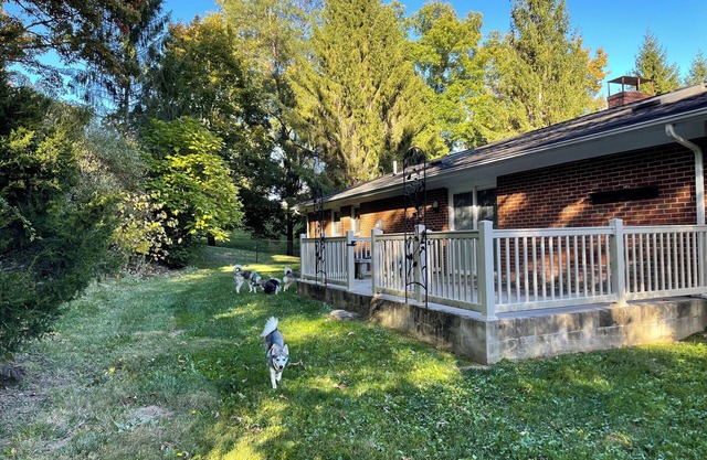 Home in resort spa town of Hot Springs, VA w/Mountain View’s, fire-pit.