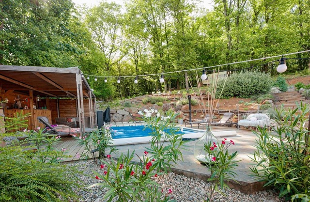 Homerez - House for 2 ppl. with shared pool, garden and terrace at Pardailhan