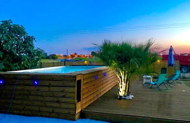 Homerez - Estudio para 4 pers. con piscina compartida y jardín en Saint-Jory