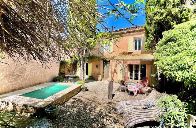 Casa cerca del Rosellón, Luberon, Provenza, admite mascotas, piscina de chapoteo