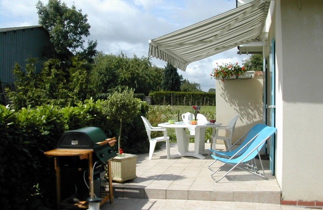 Casa con jardín cerrado en pueblo cerca de dieppe