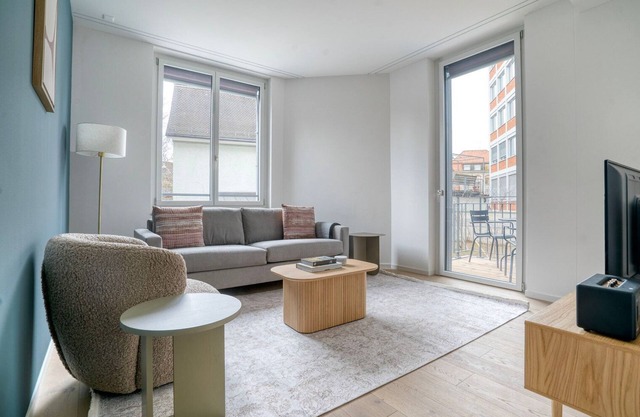 Ideal Mühlebach 1BR w/ Private W/D, nr Opera House, by Blueground