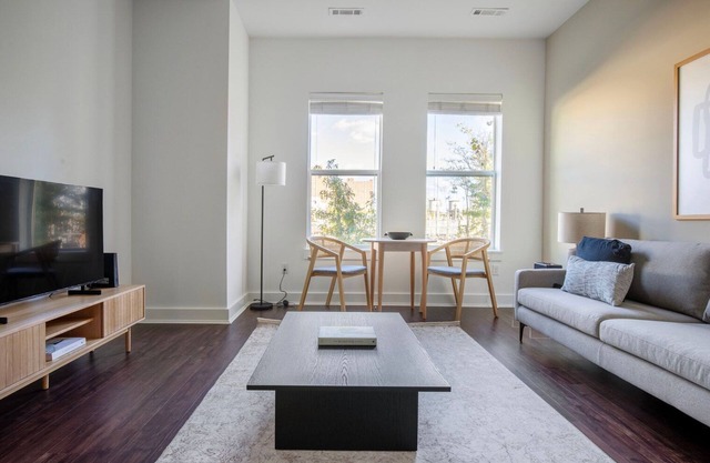 Inviting Alewife 2BR w/ Gym & W/D, nr Red Line, by Blueground