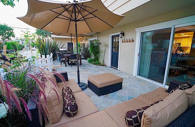 Especial de mayo $ 175 - Patio privado grande a 1 cuadra de la playa / pueblo, A / C-Gar.
