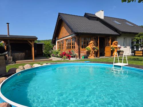 Komfortowy Dom Całoroczny - sauna, jacuzzi, bilard
