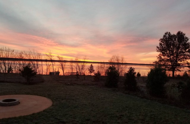 Lake Front Sunrise View only a few hundred yards from the beach