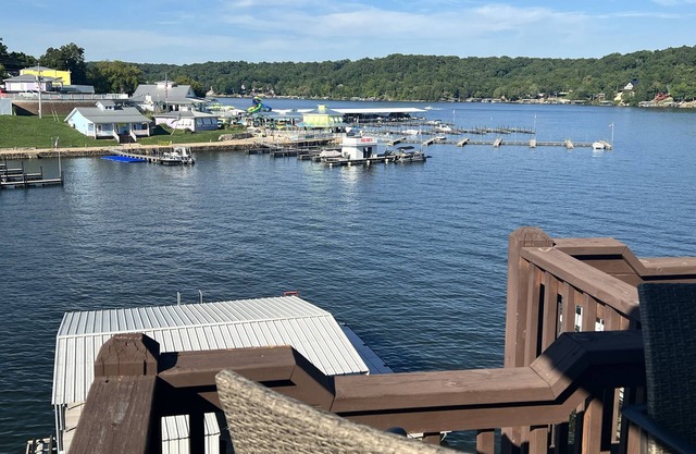 Lake front with orovate dock located in same cove as Coconuts!!!