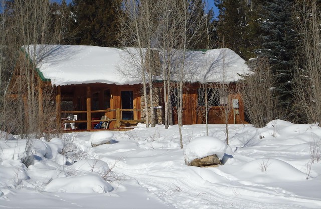 Cabina del lago Cerca de la Gran Tetón, Jackson Hole, Yellowstone
